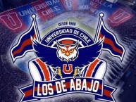 Desenho - Diseño - Arte - Dibujo de la Barra: Los de Abajo • Club: Universidad de Chile - La U