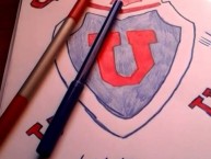 Desenho - Diseño - Arte - Dibujo de la Barra: Los de Abajo • Club: Universidad de Chile - La U