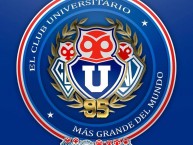 Desenho - Diseño - Arte - Dibujo de la Barra: Los de Abajo • Club: Universidad de Chile - La U • País: Chile