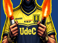 Desenho - Diseño - Arte - Dibujo de la Barra: Los del Foro &bull; Club: Universidad de Concepción &bull; País: Chile