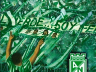 Desenho - Diseño - Arte - Dibujo de la Barra: Los del Sur • Club: Atlético Nacional • País: Colombia