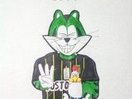 Desenho - Diseño - Arte - Dibujo de la Barra: Los del Sur • Club: Atlético Nacional • País: Colombia