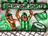 Desenho - Diseño - Arte - Dibujo de la Barra: Los del Sur • Club: Atlético Nacional