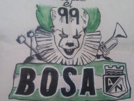 Desenho - Diseño - Arte - Dibujo de la Barra: Los del Sur • Club: Atlético Nacional