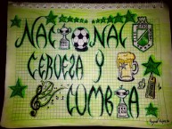 Desenho - Diseño - Arte - Dibujo de la Barra: Los del Sur • Club: Atlético Nacional