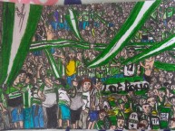 Desenho - Diseño - Arte - "Autor:STAlds dibujos, Cortesía: diegolan dibujos" Dibujo de la Barra: Los del Sur • Club: Atlético Nacional