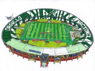 Desenho - Diseño - Arte - "Juanda karcamo dibujos (Instagram)" Dibujo de la Barra: Los del Sur &bull; Club: Atlético Nacional