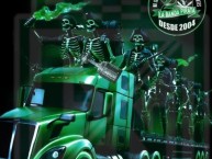 Desenho - Diseño - Arte - "La Banda Pirata" Dibujo de la Barra: Los del Sur &bull; Club: Atlético Nacional