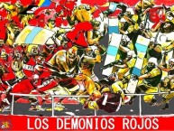 Desenho - Diseño - Arte - Dibujo de la Barra: Los Demonios Rojos • Club: Caracas