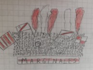 Desenho - Diseño - Arte - Dibujo de la Barra: Los Marginales • Club: Curicó Unido