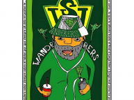 Desenho - Diseño - Arte - Dibujo de la Barra: Los Panzers • Club: Santiago Wanderers • País: Chile