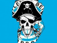 Desenho - Diseño - Arte - Dibujo de la Barra: Los Piratas Celestes de Alberdi • Club: Belgrano