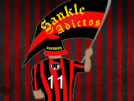 Desenho - Diseño - Arte - "Personaje Sankleadictos" Dibujo de la Barra: Los Rojinegros • Club: Rangers de Talca