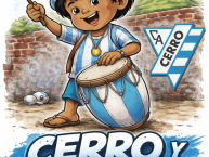 Desenho - Diseño - Arte - "Lp22!" Dibujo de la Barra: Los Villeros &bull; Club: Cerro &bull; País: Uruguay