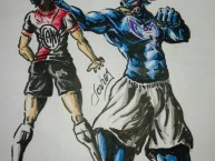 Desenho - Diseño - Arte - "Artista: JOSHER" Dibujo de la Barra: Los Walas • Club: Sport Boys de Warnes