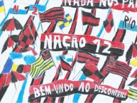 Desenho - Diseño - Arte - Dibujo de la Barra: Nação 12 • Club: Flamengo • País: Brasil