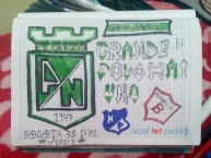 Desenho - Diseño - Arte - "Nación Verdolaga, la única barra brava que manda en Bogotá" Dibujo de la Barra: Nación Verdolaga • Club: Atlético Nacional