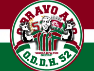 Desenho - Diseño - Arte - "Um dos logos do núcleo da Bravo 52 'Os donos da história'" Dibujo de la Barra: O Bravo Ano de 52 &bull; Club: Fluminense &bull; País: Brasil