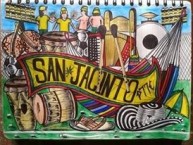 Desenho - Diseño - Arte - Dibujo de la Barra: Rebelión Auriverde Norte • Club: Real Cartagena