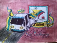 Desenho - Diseño - Arte - Dibujo de la Barra: Rebelión Auriverde Norte • Club: Real Cartagena