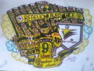 Desenho - Diseño - Arte - Dibujo de la Barra: Rebelión Auriverde Norte • Club: Real Cartagena