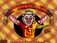 Desenho - Diseño - Arte - Dibujo de la Barra: Revolución Vinotinto Sur • Club: Tolima