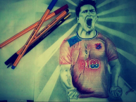 Desenho - Diseño - Arte - "German Ezequial Cano - Goleador eterno" Dibujo de la Barra: Rexixtenxia Norte • Club: Independiente Medellín