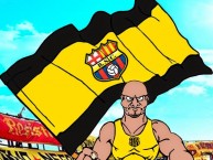 Desenho - Diseño - Arte - Dibujo de la Barra: Sur Oscura • Club: Barcelona Sporting Club