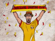 Desenho - Diseño - Arte - Dibujo de la Barra: Sur Oscura • Club: Barcelona Sporting Club