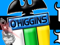 Desenho - Diseño - Arte - "1955" Dibujo de la Barra: Trinchera Celeste &bull; Club: O'Higgins &bull; País: Chile