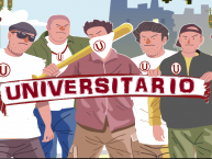 Desenho - Diseño - Arte - "ventUra MC" Dibujo de la Barra: Trinchera Norte • Club: Universitario de Deportes • País: Peru