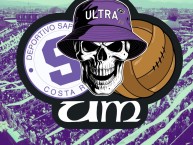 Desenho - Diseño - Arte - "Ultra Morada, Costa Rica 30 aniversario" Dibujo de la Barra: Ultra Morada &bull; Club: Saprissa