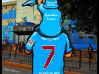 Desenho - Diseño - Arte - "GRACIAS VIEJOS" Dibujo de la Barra: Vendaval Celeste • Club: Deportivo Garcilaso