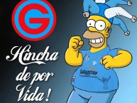 Desenho - Diseño - Arte - Dibujo de la Barra: Vendaval Celeste • Club: Deportivo Garcilaso