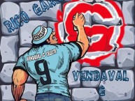 Desenho - Diseño - Arte - Dibujo de la Barra: Vendaval Celeste • Club: Deportivo Garcilaso