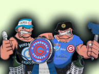 Desenho - Diseño - Arte - "CELETES DE CORAZON" Dibujo de la Barra: Vendaval Celeste • Club: Deportivo Garcilaso