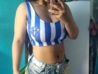 Hincha - Tribunera - Chica - Fanatica de la Barra: Alma Celeste • Club: Paysandu