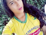 Hincha - Tribunera - Chica - Fanatica de la Barra: Alta Tensión Sur • Club: Atlético Huila