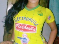 Hincha - Tribunera - Chica - Fanatica de la Barra: Alta Tensión Sur • Club: Atlético Huila