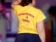 Hincha - Tribunera - Chica - Fanatica de la Barra: Armagedón • Club: Aucas