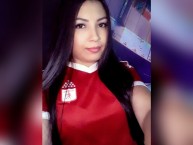 Hincha - Tribunera - Chica - Fanatica de la Barra: Baron Rojo Sur • Club: América de Cáli