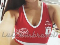 Hincha - Tribunera - Chica - Fanatica de la Barra: Baron Rojo Sur • Club: América de Cáli