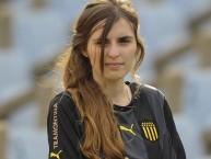 Hincha - Tribunera - Chica - Fanatica de la Barra: Barra Amsterdam • Club: Peñarol