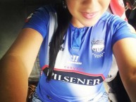 Hincha - Tribunera - Chica - Fanatica de la Barra: Boca del Pozo • Club: Emelec