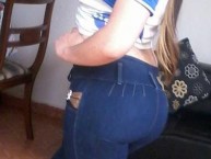 Hincha - Tribunera - Chica - Fanatica de la Barra: Comandos Azules • Club: Millonarios