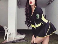 Hincha - Tribunera - Chica - Fanatica de la Barra: Distrito Asegurador • Club: La Equidad