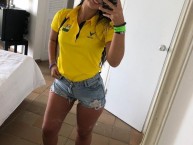 Hincha - Tribunera - Chica - Fanatica de la Barra: Fortaleza Leoparda Sur • Club: Atlético Bucaramanga