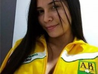 Hincha - Tribunera - Chica - Fanatica de la Barra: Fortaleza Leoparda Sur • Club: Atlético Bucaramanga