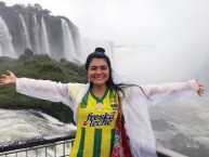 Hincha - Tribunera - Chica - Fanatica de la Barra: Fortaleza Leoparda Sur • Club: Atlético Bucaramanga