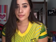 Hincha - Tribunera - Chica - Fanatica de la Barra: Fortaleza Leoparda Sur • Club: Atlético Bucaramanga